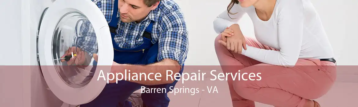Appliance Repair Services Barren Springs - VA