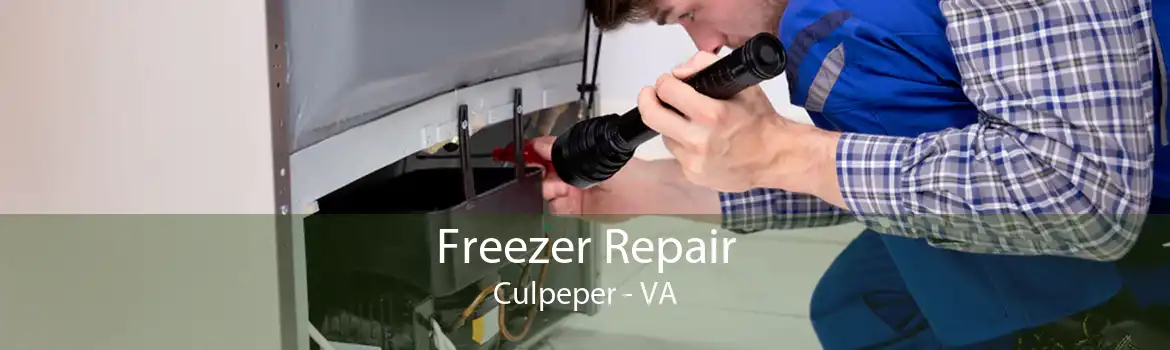 Freezer Repair Culpeper - VA