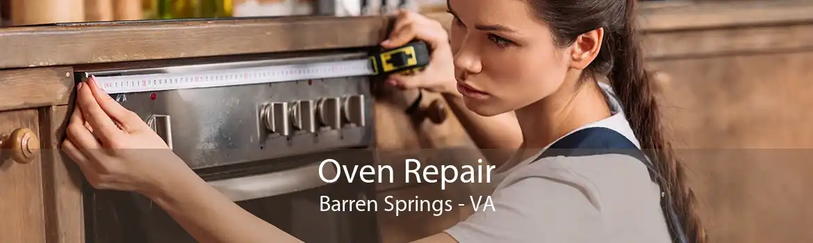 Oven Repair Barren Springs - VA