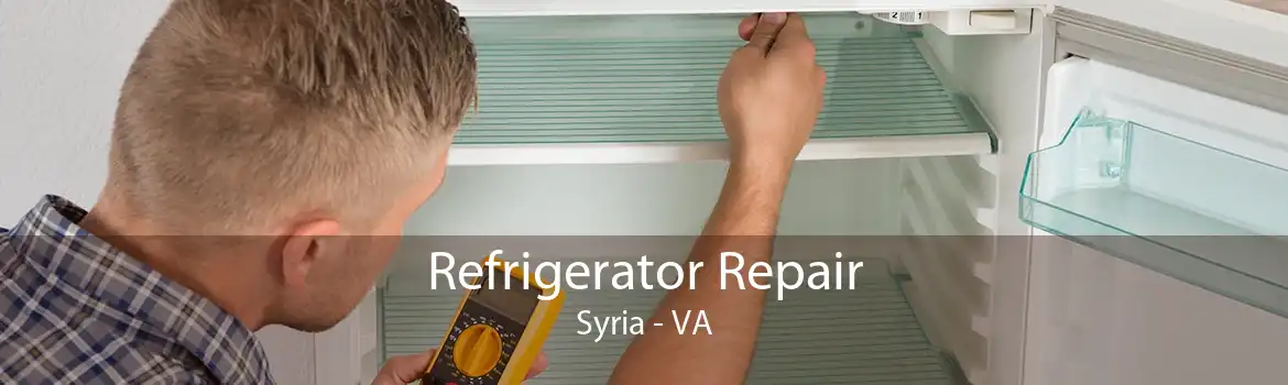 Refrigerator Repair Syria - VA