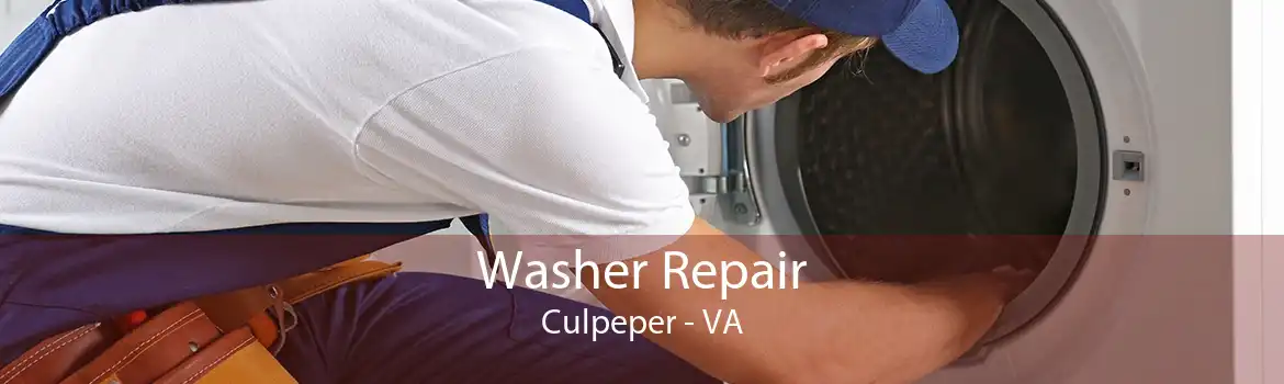 Washer Repair Culpeper - VA