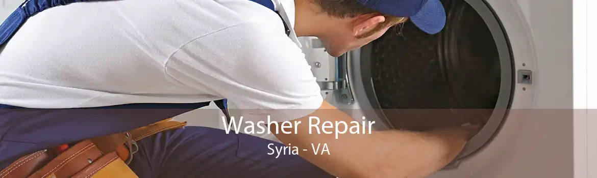 Washer Repair Syria - VA